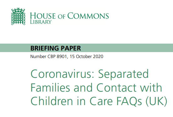 Coronavirus FAQs: Separated Families and Contact with Children in Care
